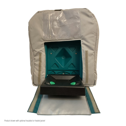 Portable self-contained gravity fed eye wash - 16 US gallon Portable self-contained gravity fed eye wash - 16 US gallon