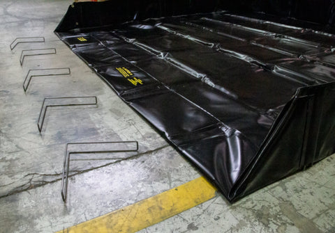 20' by 20' Angle Bracket QuickBerm - 12" Wall Height 20' by 20' Angle Bracket QuickBerm - 12" Wall Height