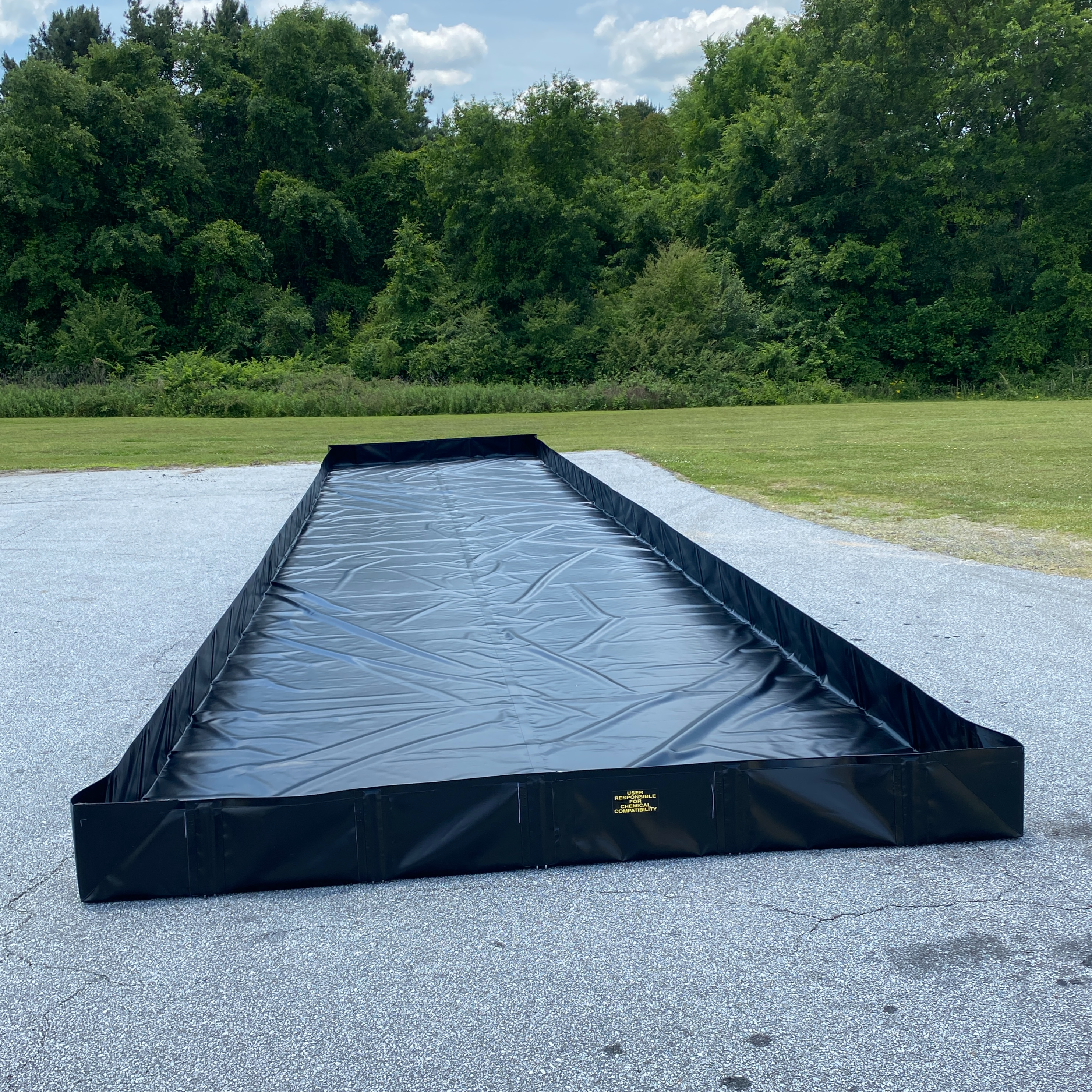 10' x 50' Angle Bracket Frac Tank Berm 10' x 50' Angle Bracket Frac Tank Berm