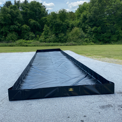 10' x 50' Angle Bracket Frac Tank Berm 10' x 50' Angle Bracket Frac Tank Berm