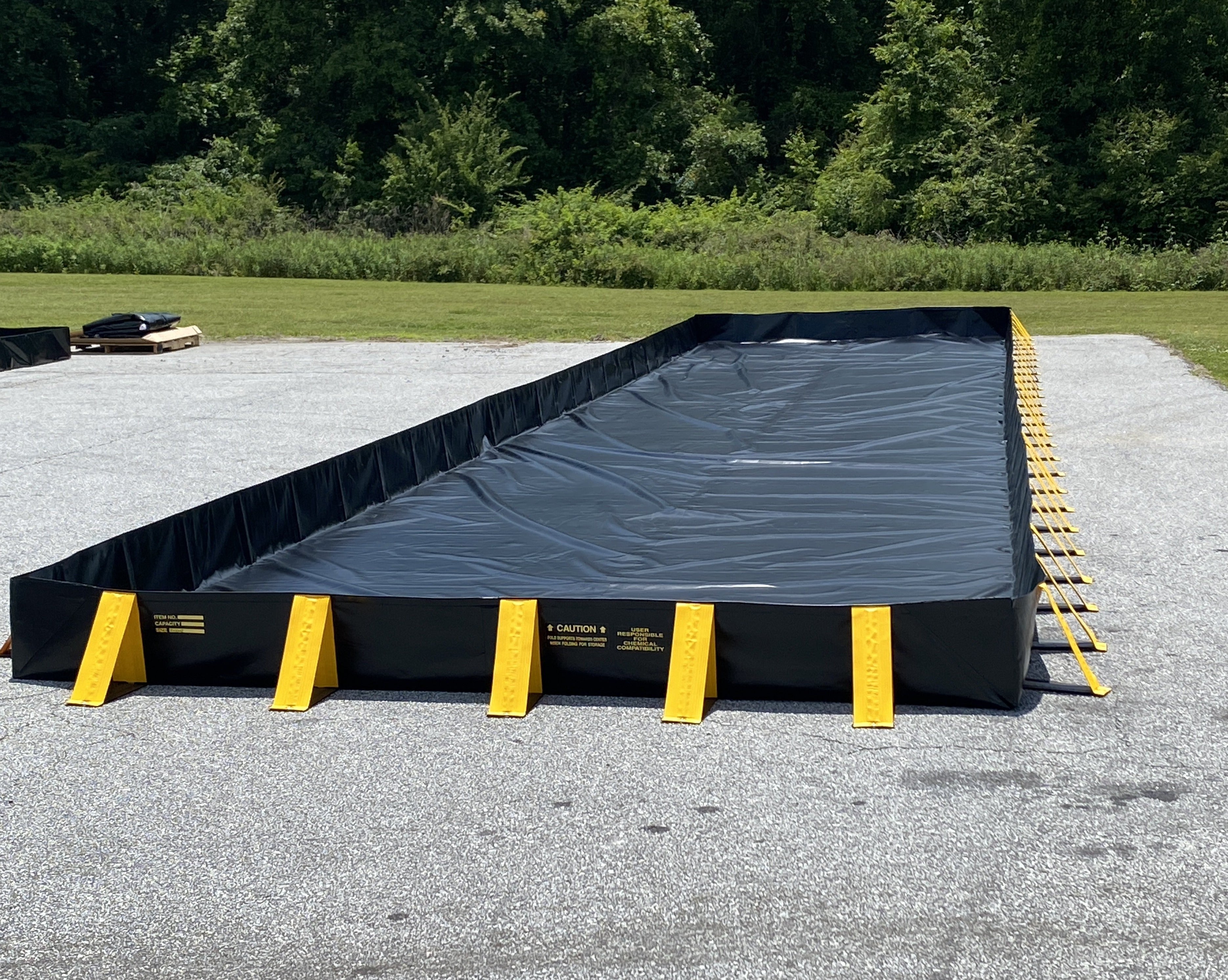 10' x 50' Outside Support Frac Tank Berm 10' x 50' Outside Support Frac Tank Berm