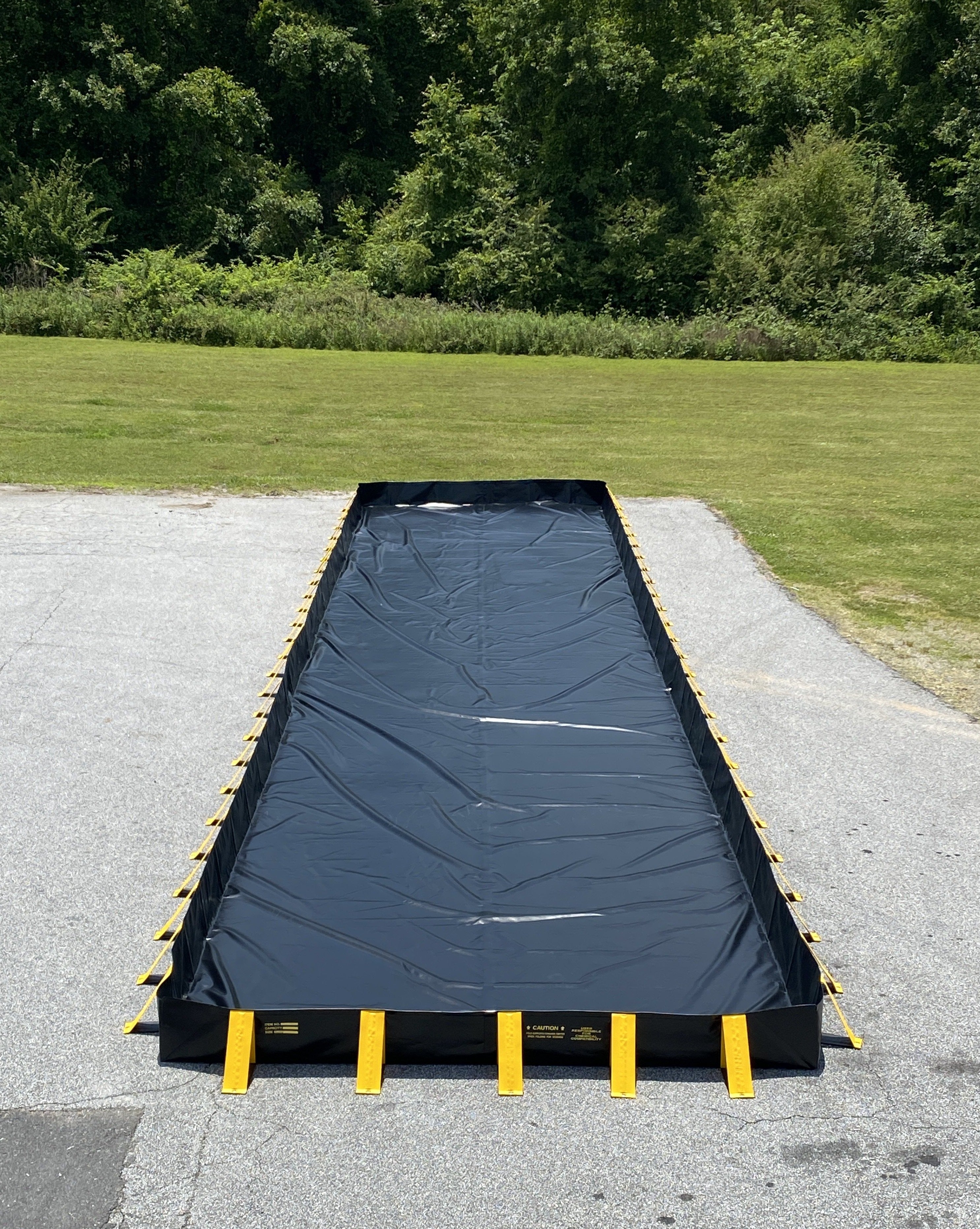 10' x 50' Outside Support Frac Tank Berm 10' x 50' Outside Support Frac Tank Berm