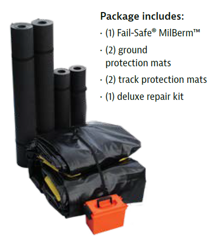 12'x36'x12" Fail-Safe MilBerm Kit NSN 4235-01-621-7288 12'x36'x12" Fail-Safe MilBerm Kit NSN 4235-01-621-7288